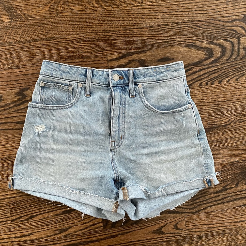 Madewell Curvy High Rise Denim Shorts